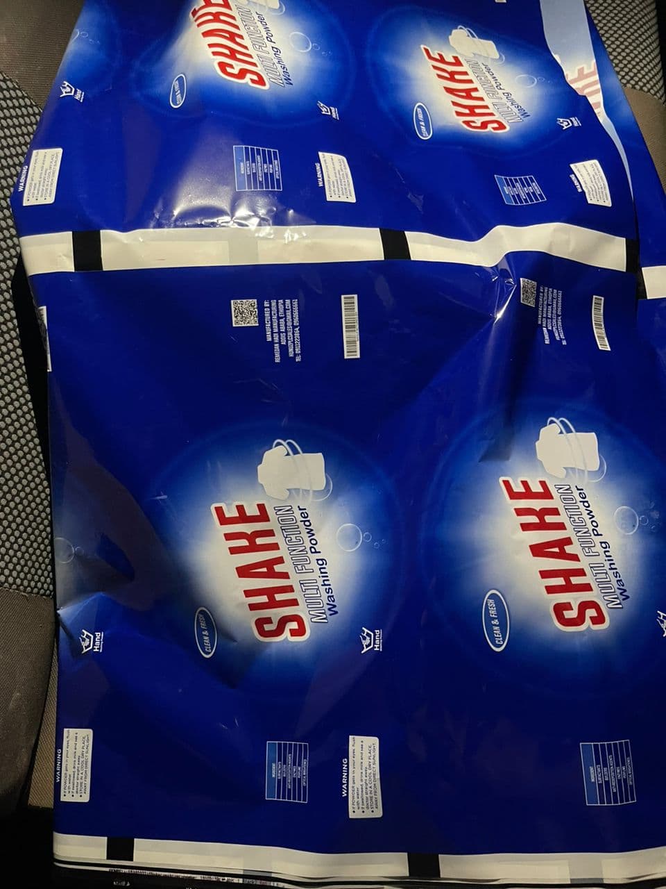 Shake multi-function washing powder in bulk packaging